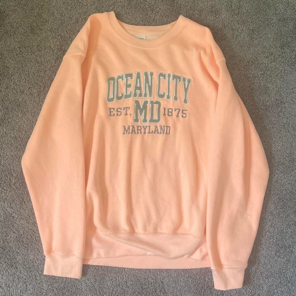 Peach Ocean City Sweatshirt